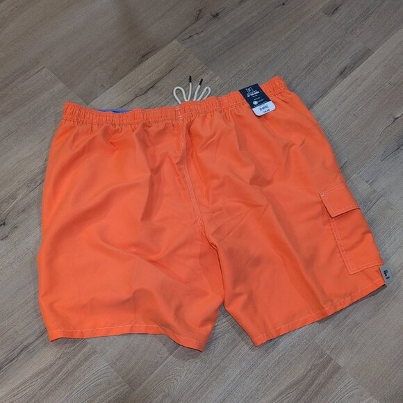 George At The Knee Swim Trunks Orange 2XL (44-46) New W Tags - Picture 4 of 5